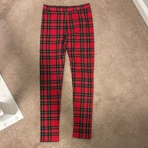 Girls Tartan Crewcuts leggings